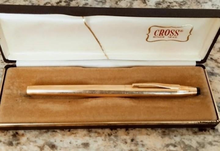 Cross vulpen 1/20 14kt rolled gold., Verzamelen, Pennenverzamelingen, Vulpen, Cross, Ophalen of Verzenden
