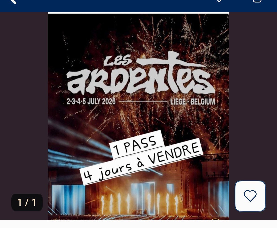 LES ARDENTES 4-daagse pas, Games en Spelcomputers, Ophalen, Nieuw, Muziek
