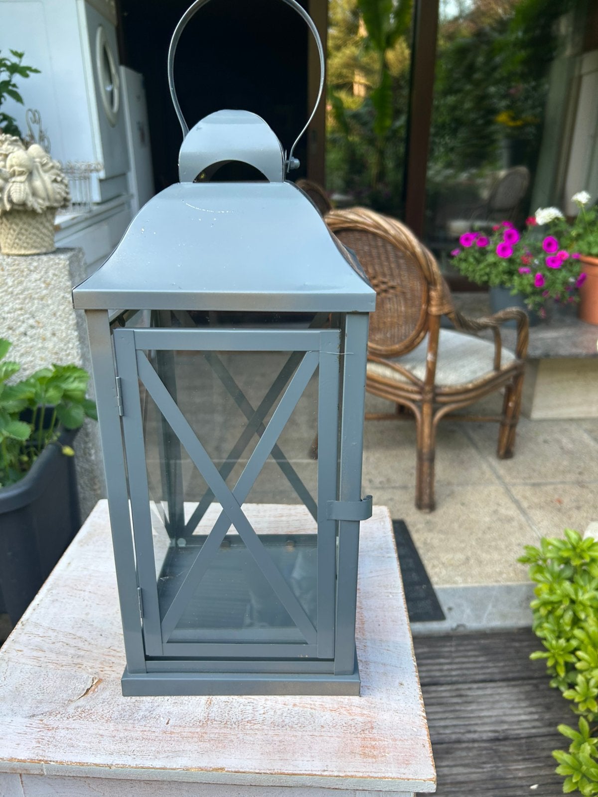 Metalen windlicht, Enlèvement, Comme neuf