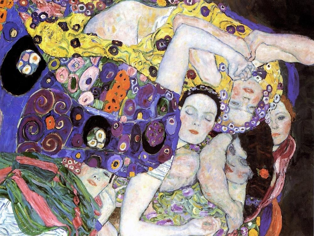 PUZZLE DAS MADCHEN THE MAIDEN GUSTAV KLIMT BY EDUCA 1000 PCS, Boeken, Kunst en Cultuur | Beeldend, Nieuw, Schilder- en Tekenkunst