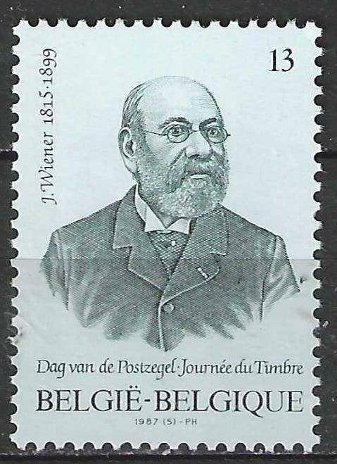 Belgique 1987 - Yvert/OBP 2248 - Journée du timbre (PF), Envoi, Non oblitéré, Neuf