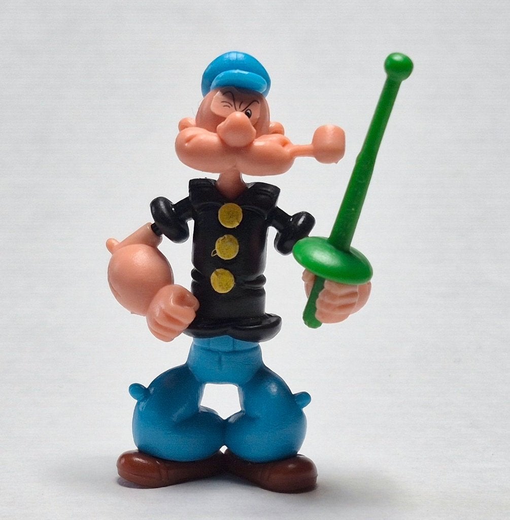 Popeye 1991 Popeye avec épée verte K92 N. 230, Collections, Enlèvement ou Envoi, Utilisé, Figurines