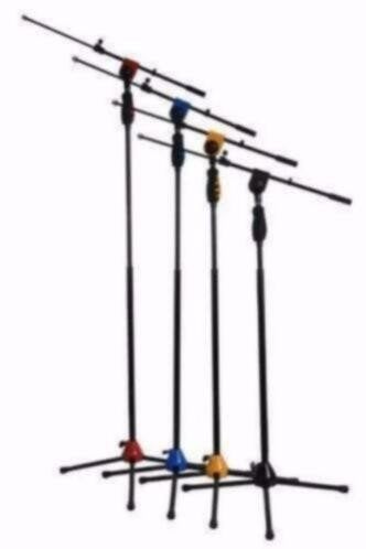 Zware professionele microfoon statief Rood, Musique & Instruments, Pieds, Enlèvement ou Envoi, Neuf, Micro