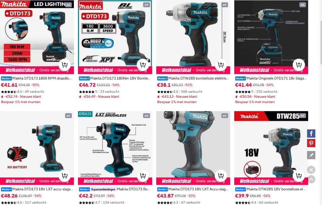 NOTE MAKITA MAKITA GRATUIT PAS CHER, Enlèvement