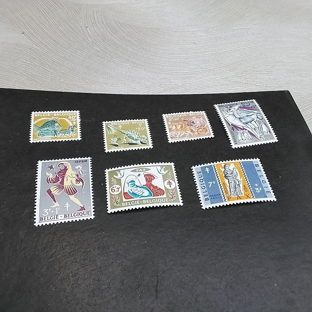 BELGIE 1114/1120 scharnier met cote 10,50 €, Ophalen of Verzenden