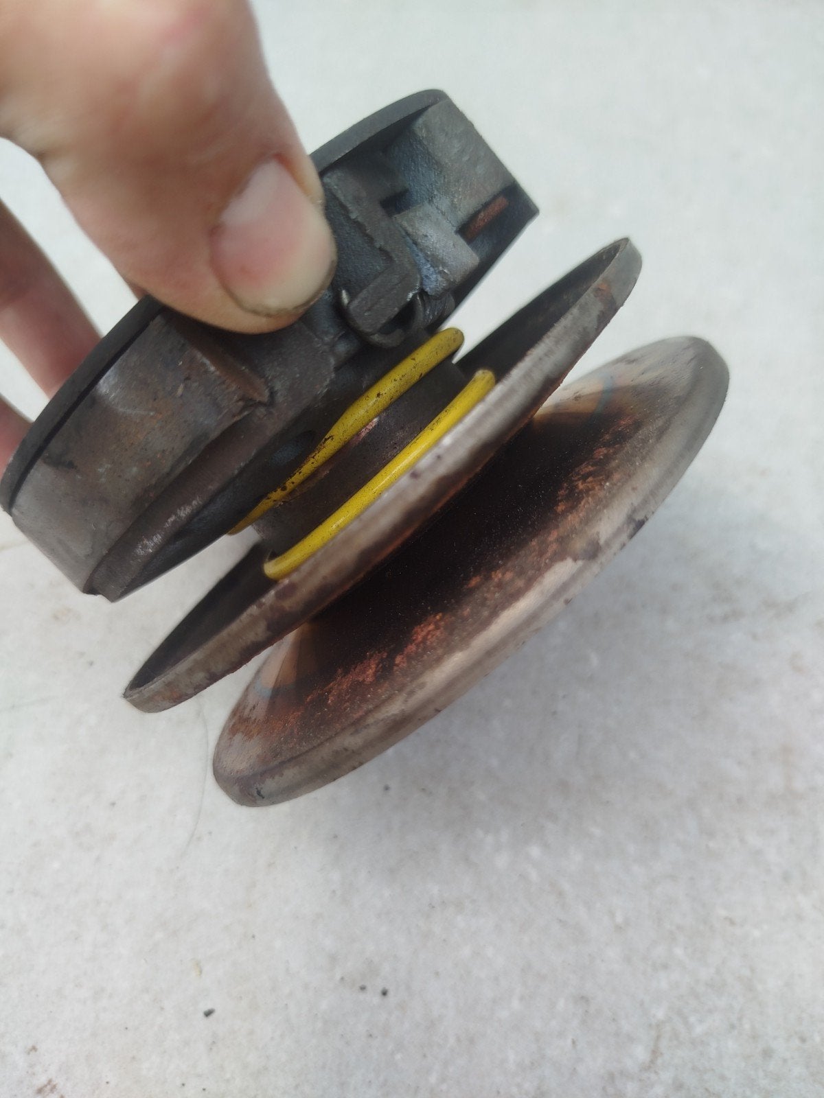 koppeling geel drukveer MBK booster, Fietsen en Brommers, Ophalen of Verzenden