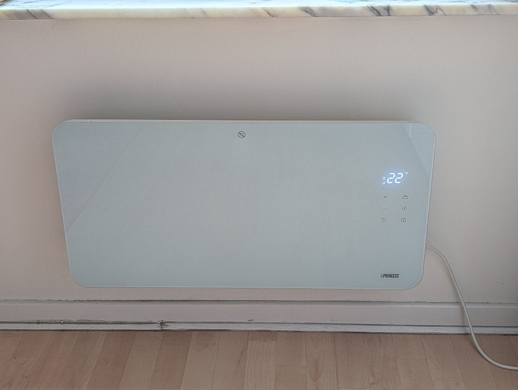 Princess Smart Glazen Paneelverwarming 1500W - tot 4 stuks, 800 watts ou plus, Thermostat, Comme neuf, Enlèvement