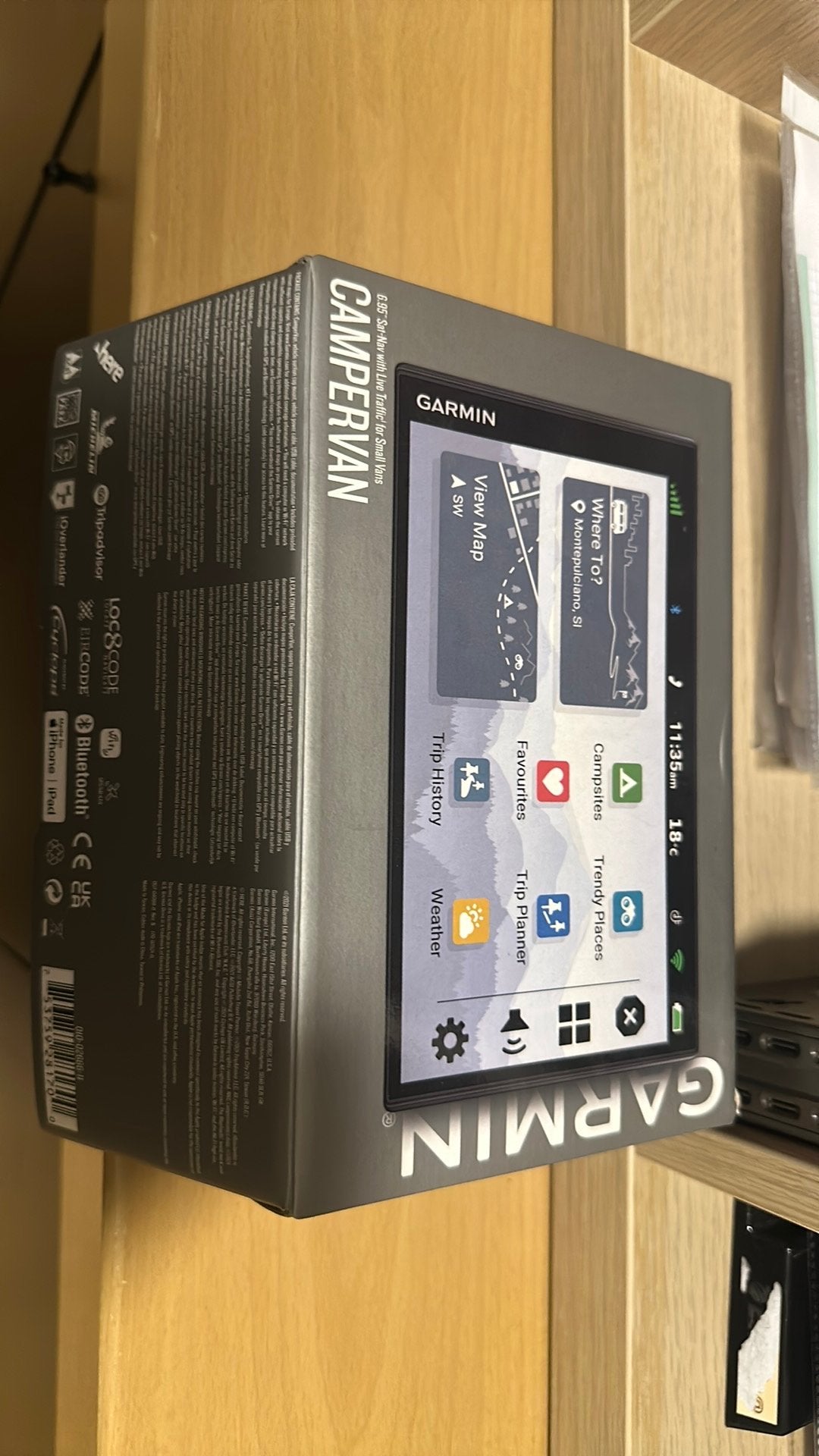 Garmin camper, Ophalen, Zo goed als nieuw