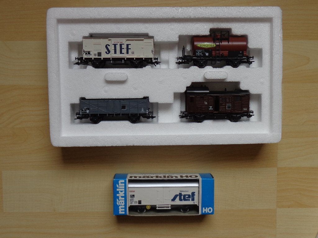 Marklin ho sncf Coffret 47892  + Wag. Pub 'STEF'., Enlèvement ou Envoi, Neuf, Wagon, Märklin