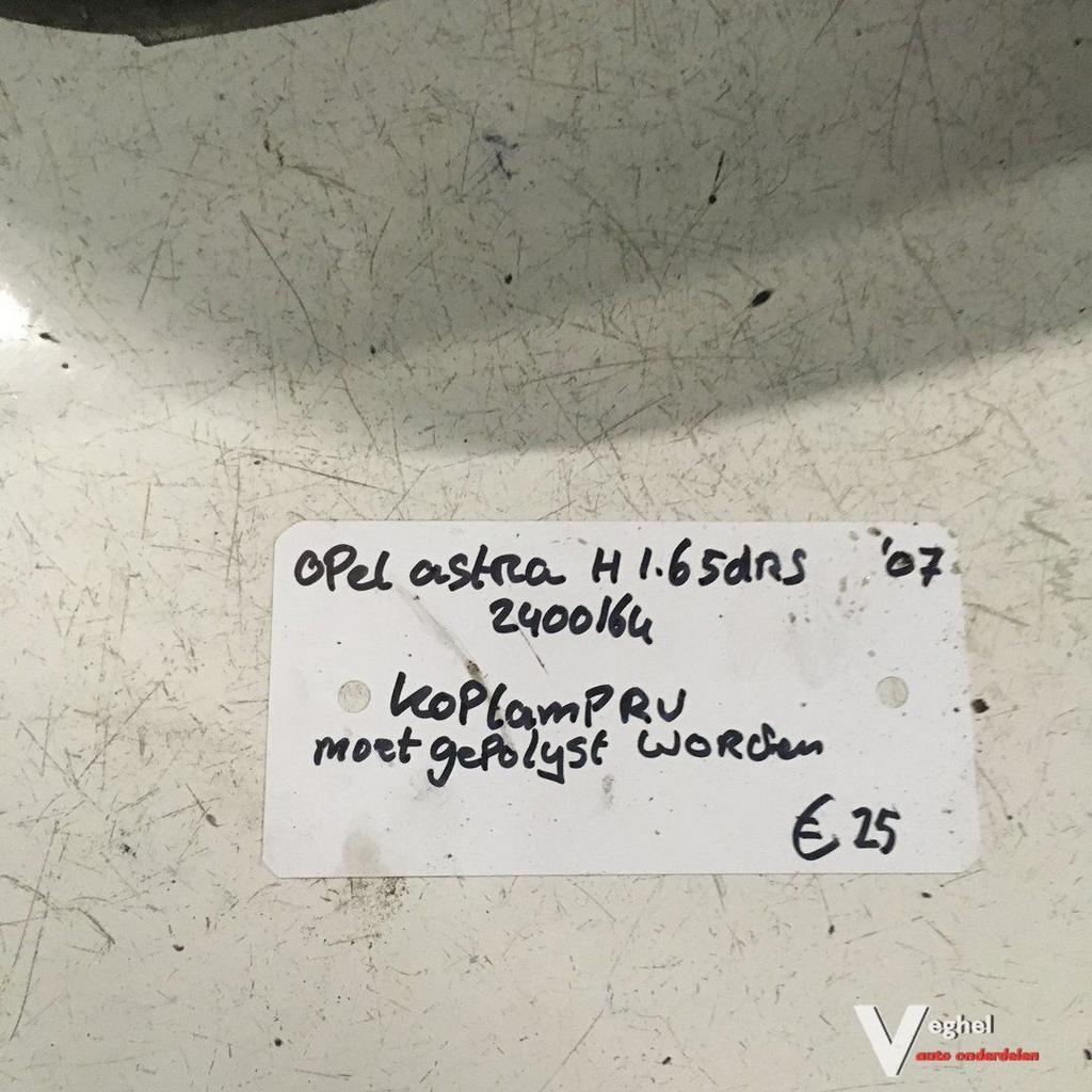 Opel Astra H 1.6 5drs 2007 Wagennr 2400164   Koplamp  Rechts, Auto-onderdelen, Gebruikt, -, -, Ophalen of Verzenden