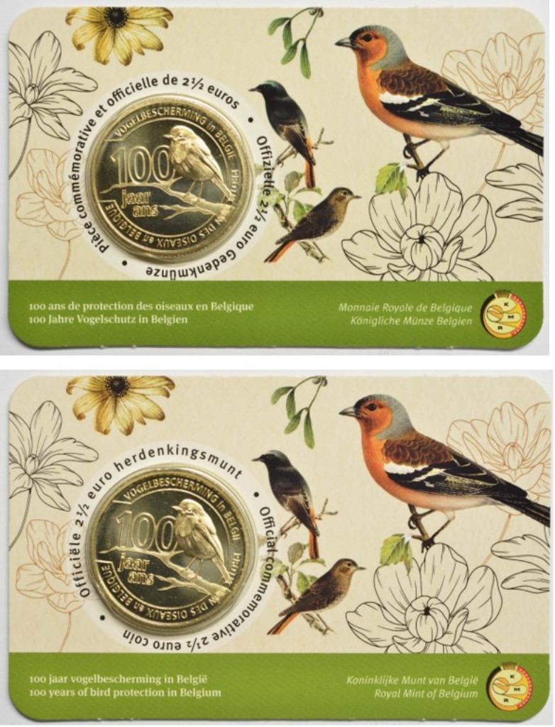 2,5 euro België 2022 Vogelbescherming, Ophalen of Verzenden, België, 5 euro