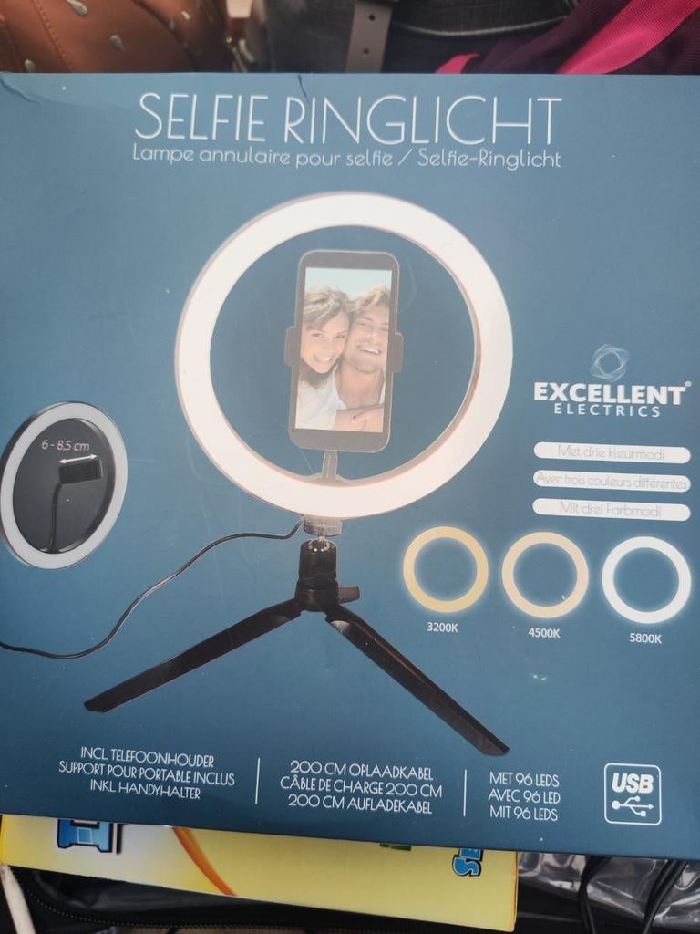 NIEUW selfie-ringlicht, Ophalen