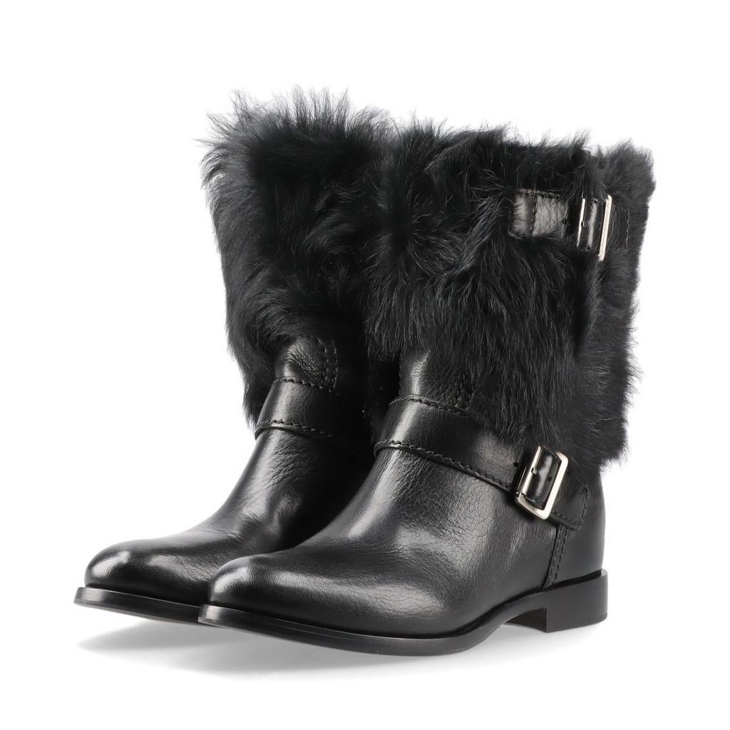 Prada Calzature Cervo 35.5 Laarzen, Kleding | Dames, Autre, Verzenden, Zwart, Lage of Enkellaarzen