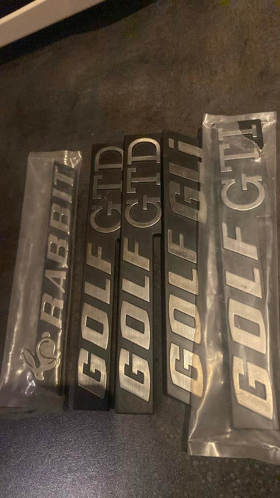 Sigles golf 1 mk1 Gti gli gtd rabbit origine neuf., Nieuw, Volkswagen