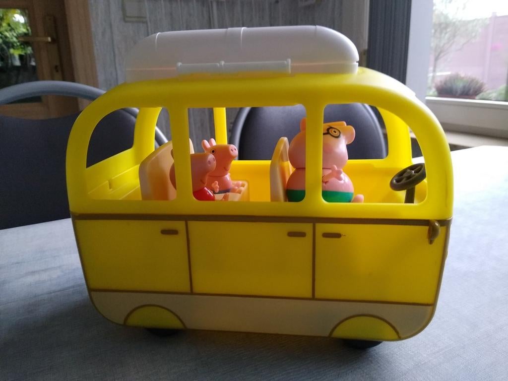 Peppa Pig strandcamper, Ophalen