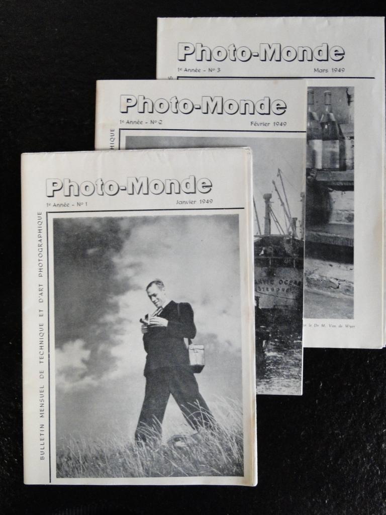 Photo-monde - 1ère année n 1 - 2 3 - 1949, Collections, Enlèvement ou Envoi, Comme neuf