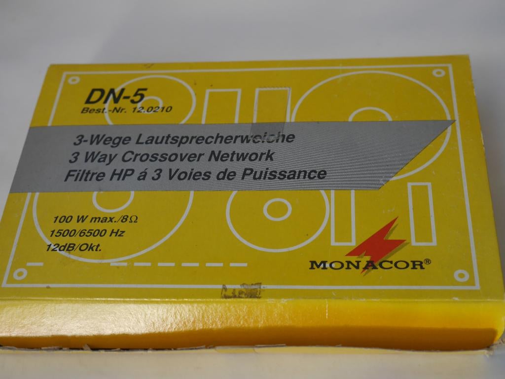 MONACOR DN--5 Filtre HP 3 voies de Puissance, Enlèvement ou Envoi, Neuf