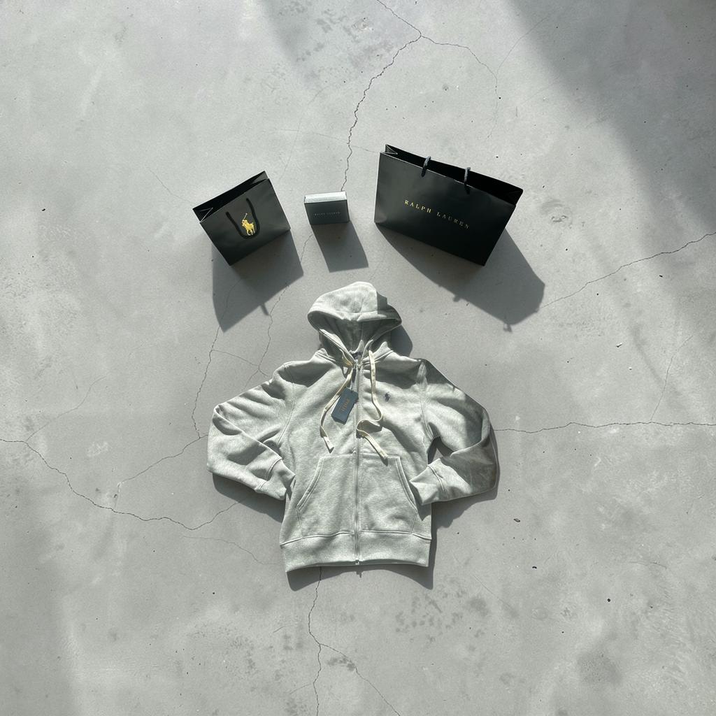 Ralph Lauren zip, Enlèvement ou Envoi, Neuf, Taille 46 (S) ou plus petite, Gris