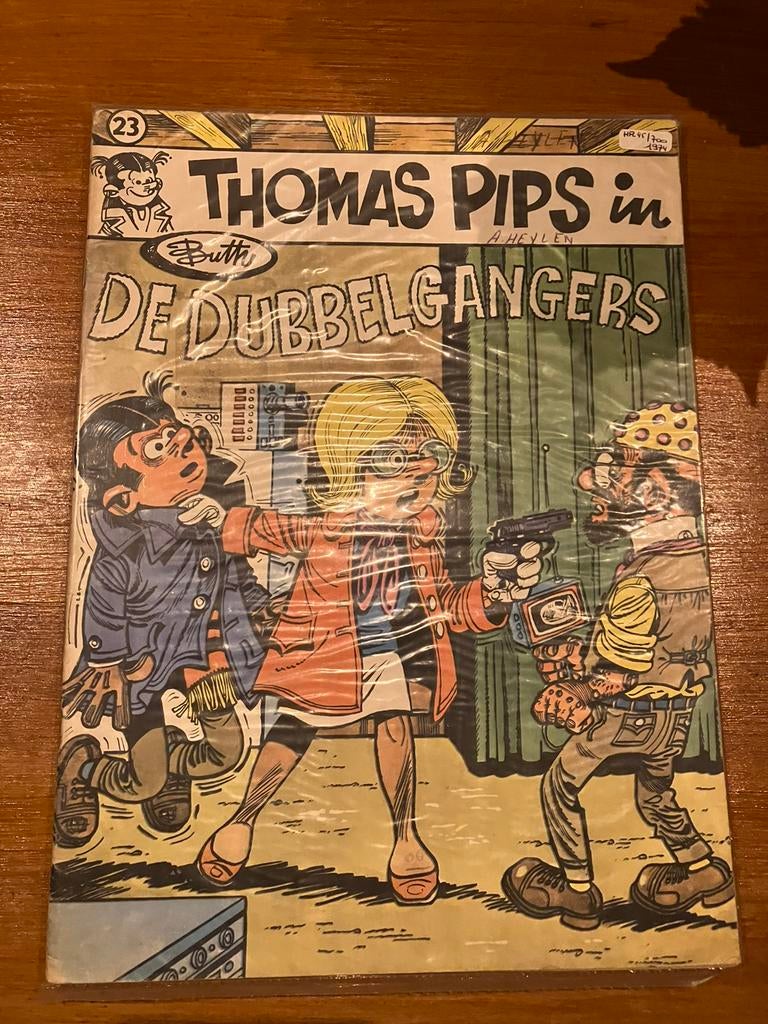 Thomas Pips 23 de dubbelgangers eerste druk, Boeken, Ophalen of Verzenden