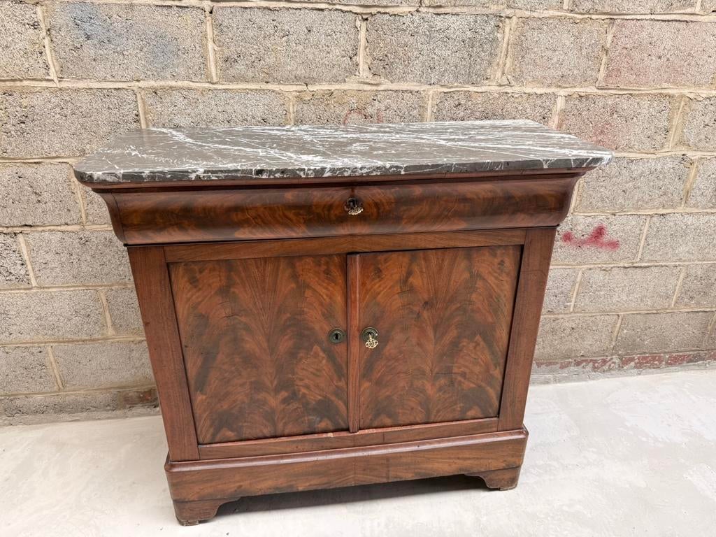 Mahoniehouten kast, Ophalen, Gebruikt, Overige materialen, 100 tot 150 cm