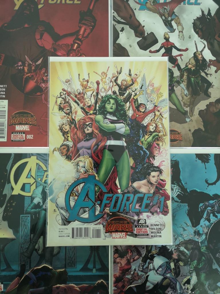 A-Force (vol.1) #1-5 (completed), Complete serie of reeks, Ophalen of Verzenden, Nieuw