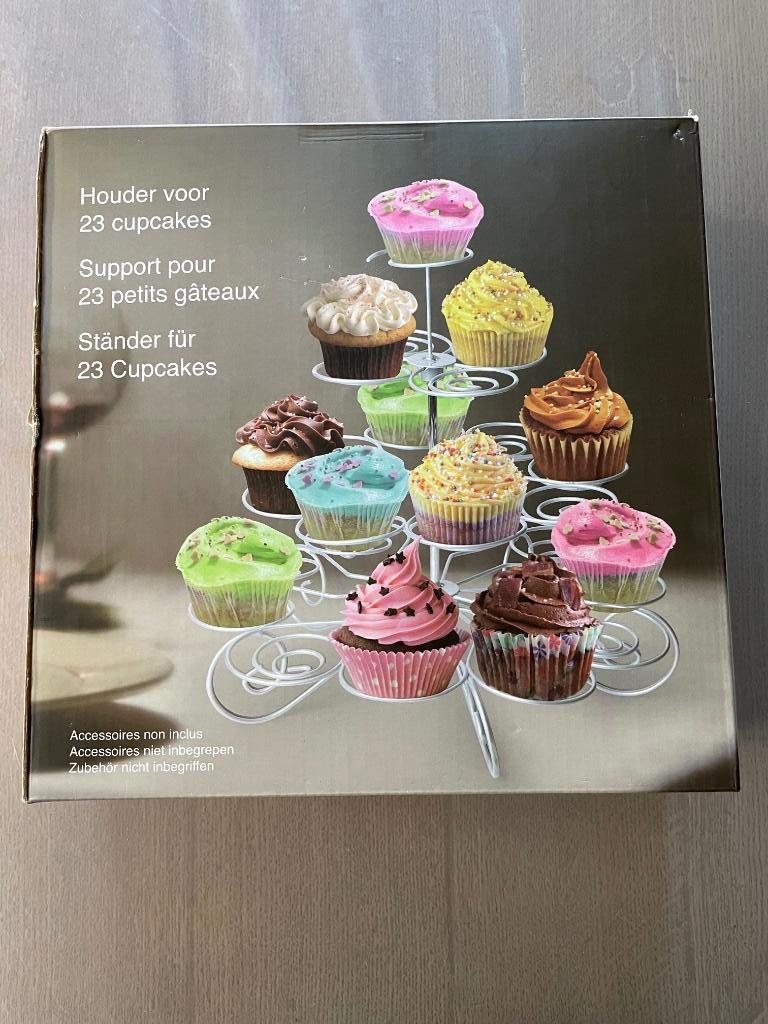 Cupcake houder, Ophalen of Verzenden, Zo goed als nieuw, Cupcakes, Serveervorm