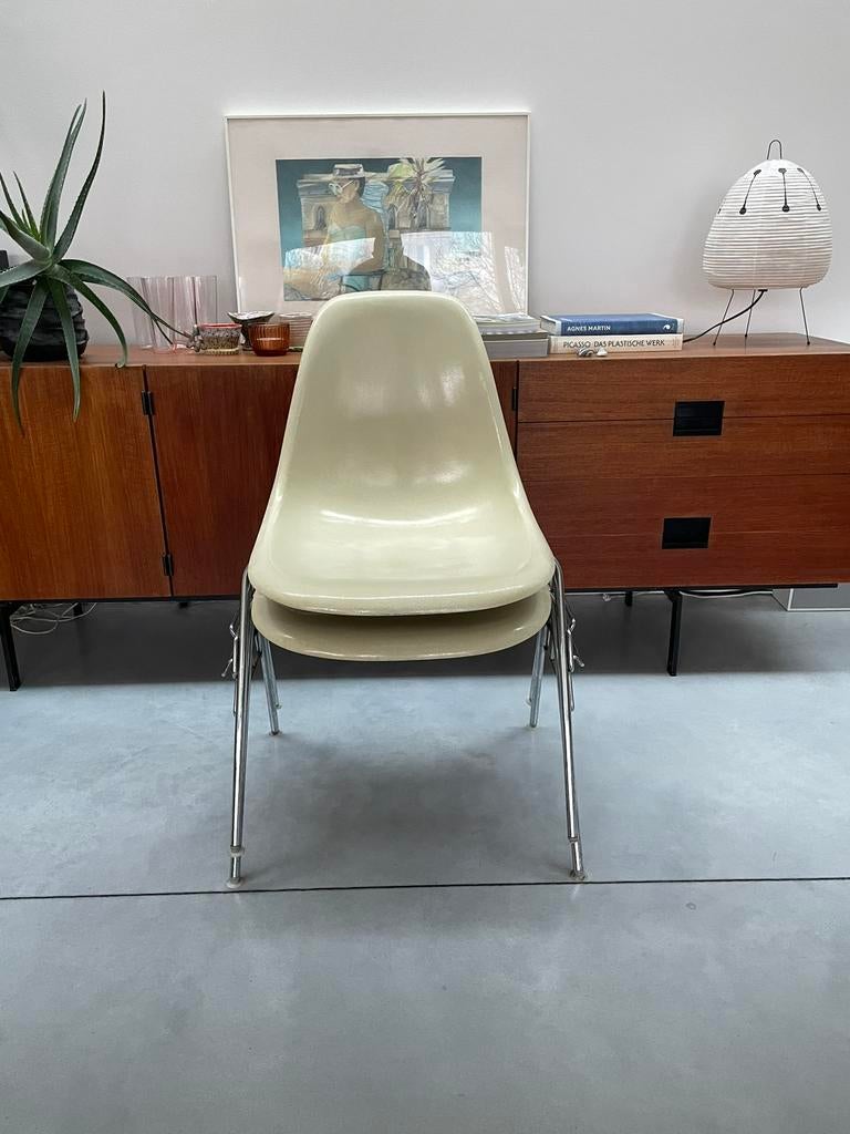 Set Eames DSX d'époque - Herman Miller, Maison & Meubles, Chaises, Enlèvement, Comme neuf, Noir, Cinq, Six Chaises ou plus