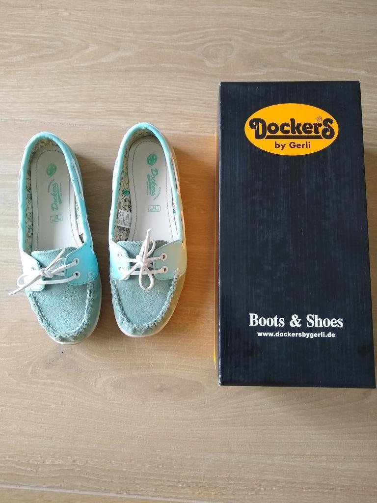 Dockers mocassins turkoois maat 38, Kleding | Dames, Schoenen, Overige typen, Ophalen of Verzenden, Zo goed als nieuw, Dockers