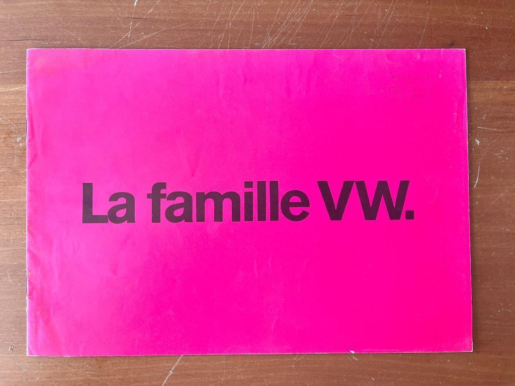 Catalogus/Brochure VW Range 08/1970 F, Boeken, Auto's | Folders en Tijdschriften, Zo goed als nieuw, Volkswagen, Ophalen of Verzenden