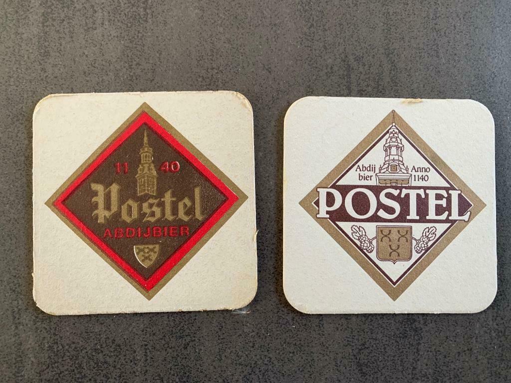 Bierviltjes Postel - Abdijbier, Verzamelen, Biermerken, Ophalen, Gebruikt, Viltje(s), Overige merken