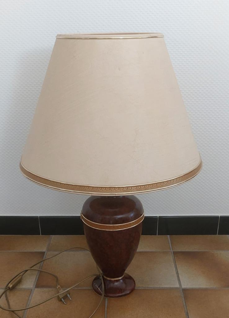 L. Drummer - Lampe de table vintage, Enlèvement ou Envoi, Vintage, Utilisé, Autres matériaux