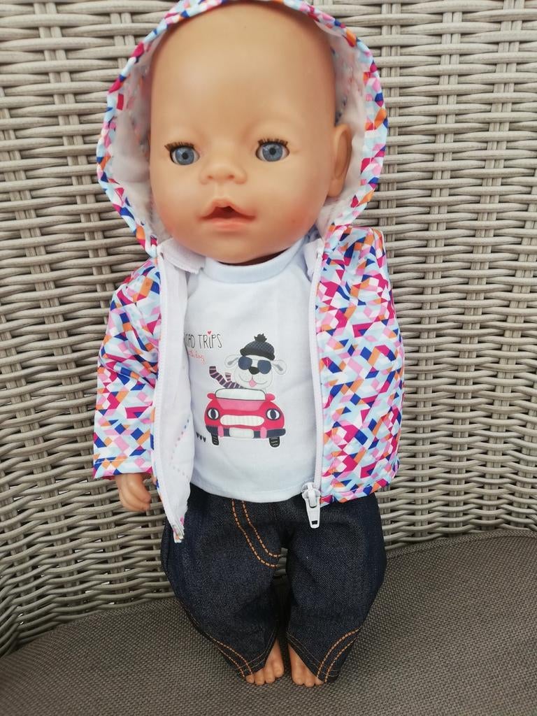 nieuwe 3 delige setkleding of slaapzakje voor baby born popp, Kinderen en Baby's, Speelgoed | Poppen, Ophalen, Nieuw