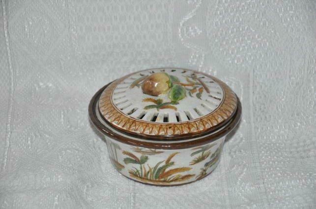 bonbonnière faience épaisse decor oriental, Enlèvement ou Envoi
