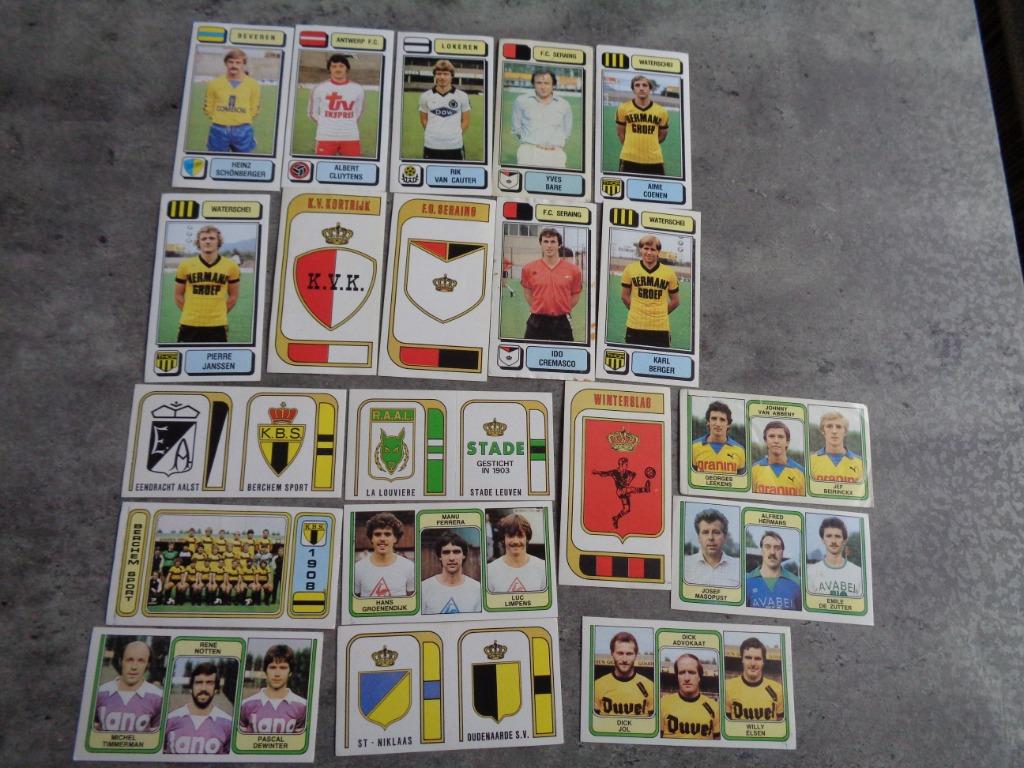 PANINI VOETBAL STICKERS  FOOTBALL 83 PLAATJES 20X   1983, Verzenden, Zo goed als nieuw