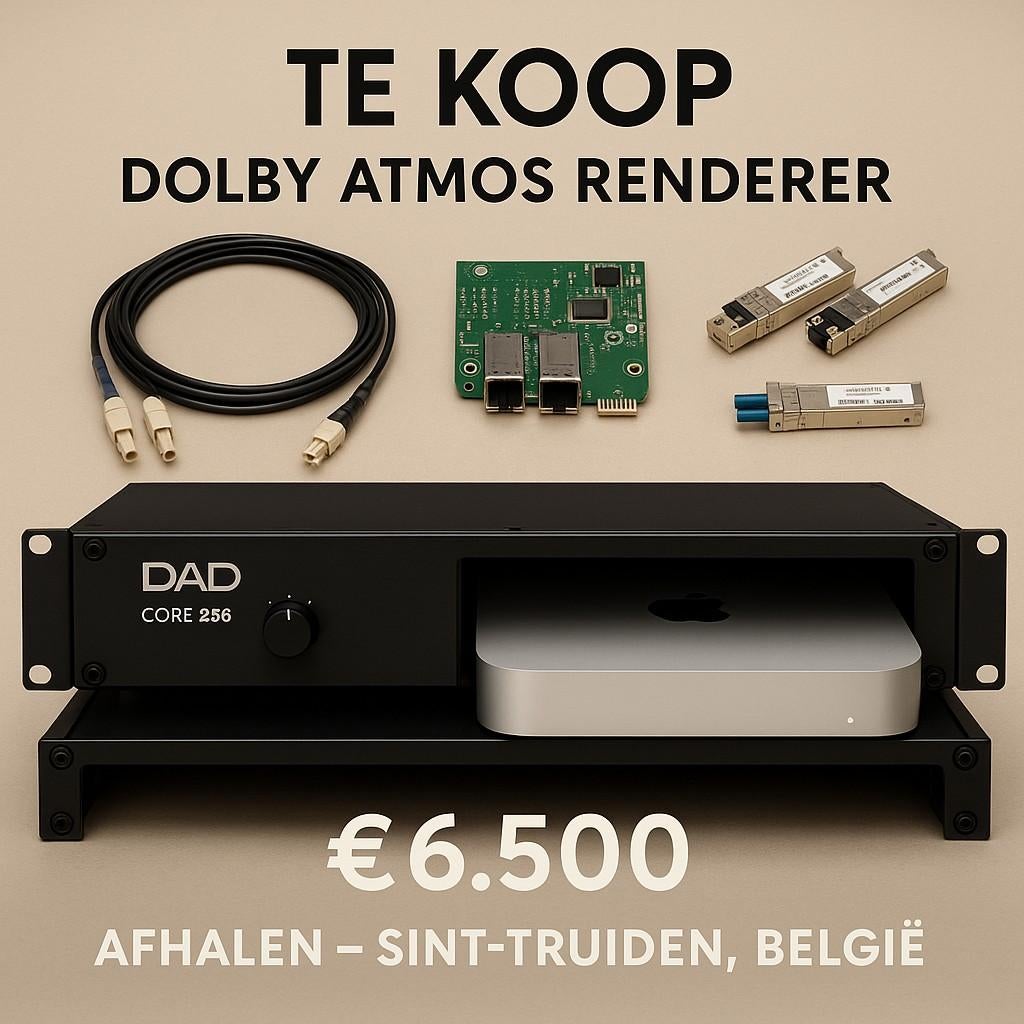Dolby Atmos Renderer (DAD Core 256 Suite)

Pro Level, Enlèvement
