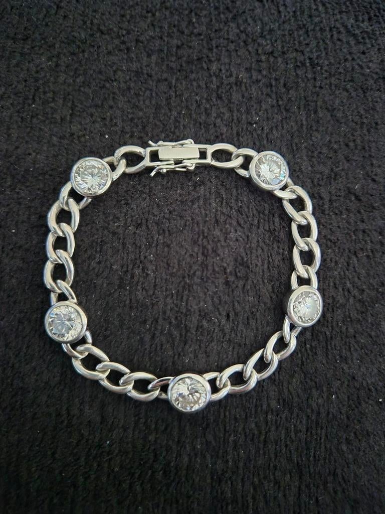Zilveren armband van Zinzi, Handtassen en Accessoires, Ophalen of Verzenden, Zo goed als nieuw, Zilver, Zilver