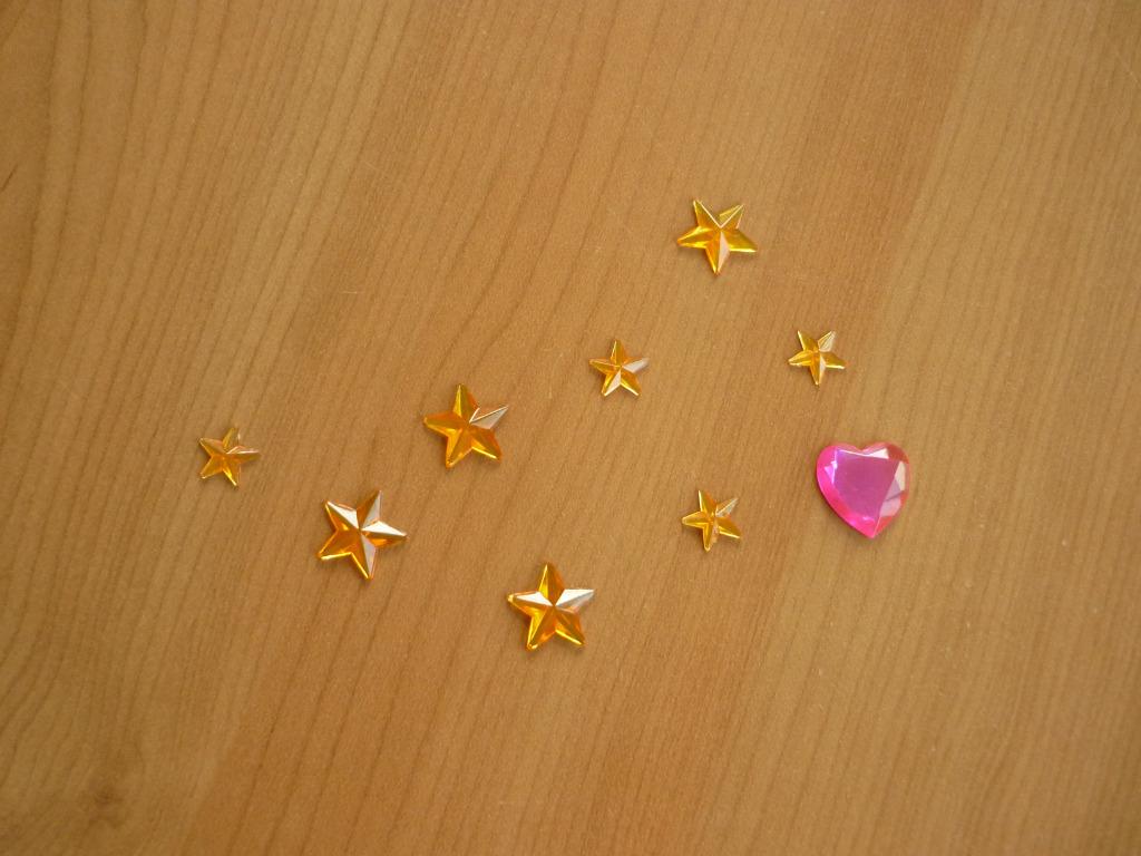 Gratis Lot ster hart strass stenen, Ophalen of Verzenden