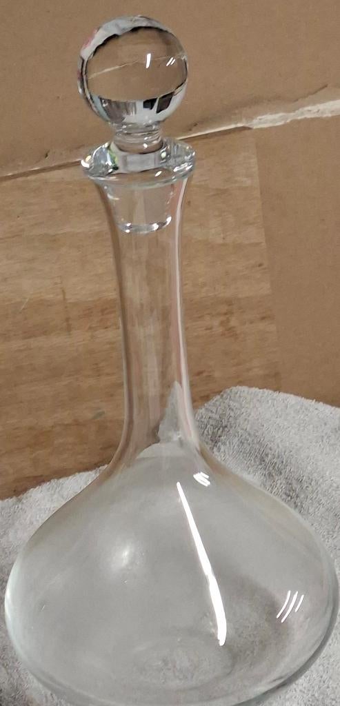 decanteerkaraf met stop, Ophalen