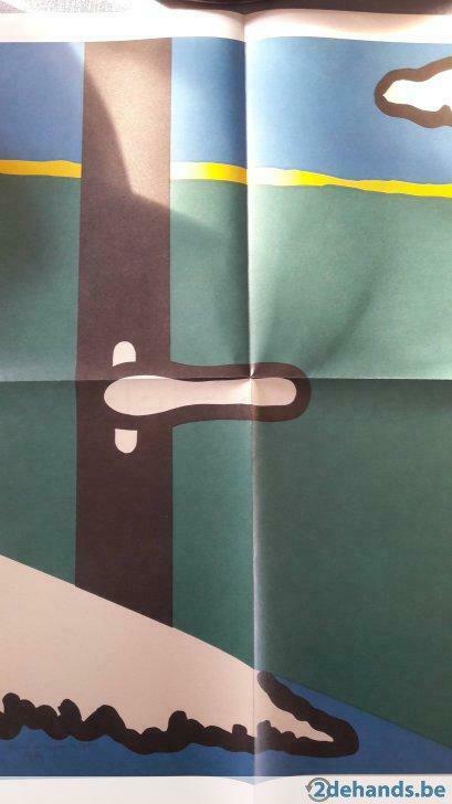 Raoul De Keyser poster ongeveer 35op70, Antiek en Kunst