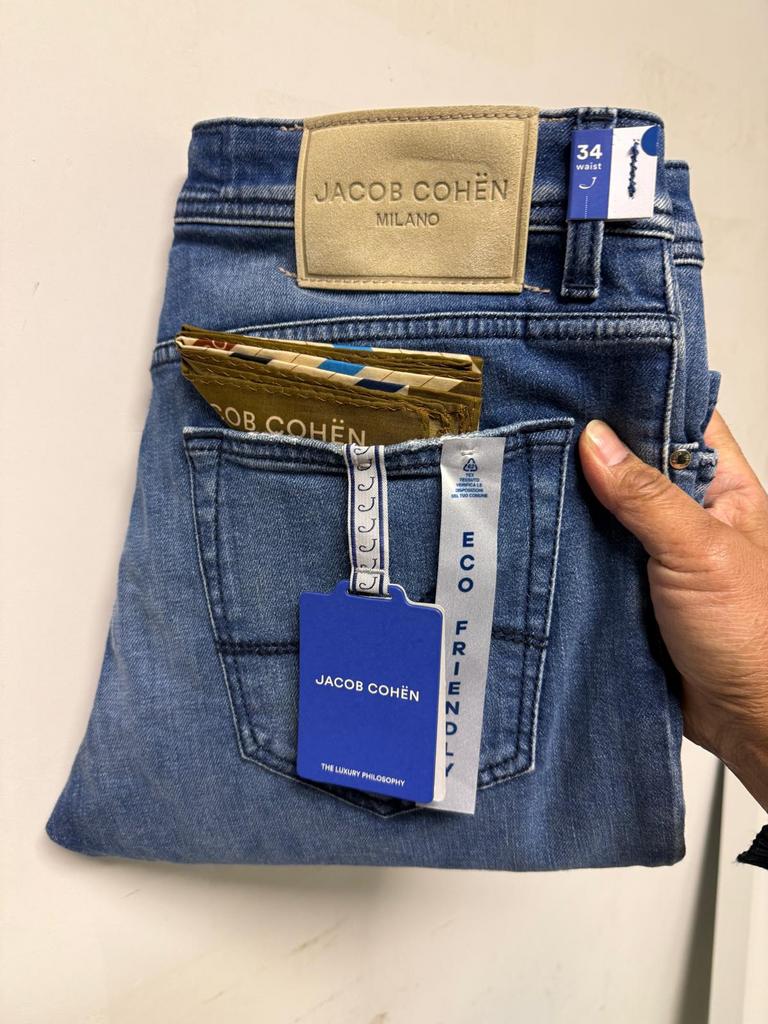 Jean Jacob Cohen 34 Nick Slim détruit NEUF, Vêtements | Hommes, Jeans, Neuf, W33 - W34 (confection 48/50), Bleu, Enlèvement ou Envoi