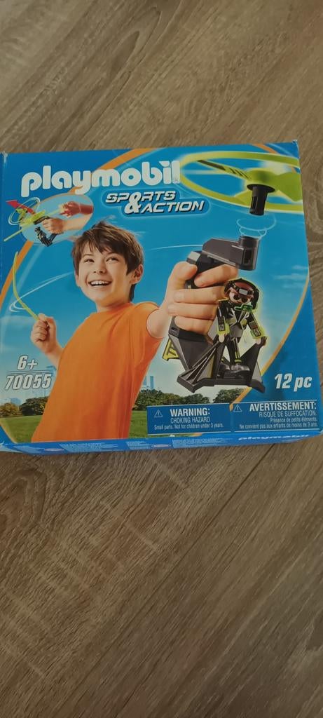 Playmobil 70055 Top Agent avec hélice volante, Enlèvement, Comme neuf