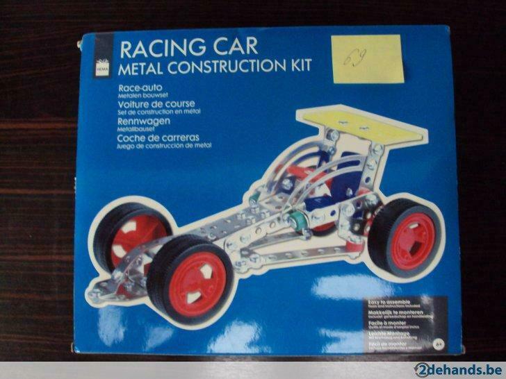 "Racing Car" Metalen Bouwset., Ophalen of Verzenden, Gebruikt