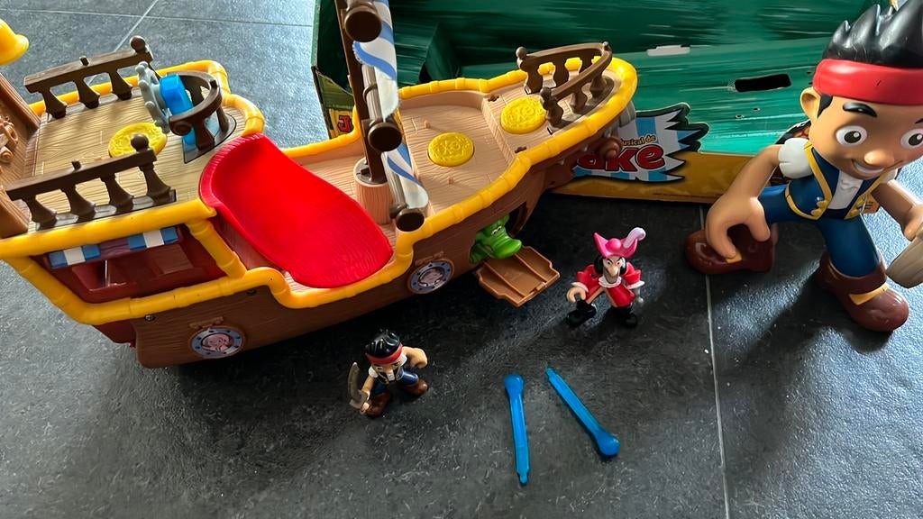 Fisher Price Le bateau musicale de Jake. Très bon état, Enlèvement ou Envoi, Utilisé