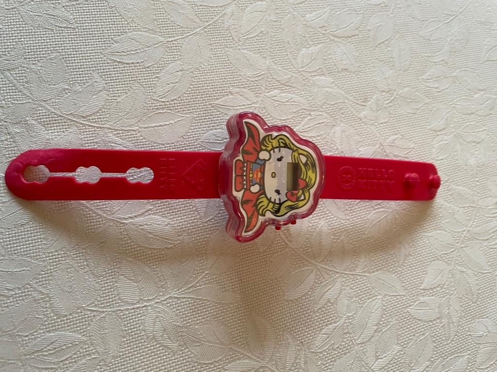 Hello Kitty horloge, Bijoux, Sacs & Beauté, Enlèvement ou Envoi, Utilisé, Rouge, Fille
