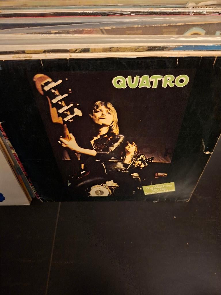 lp - suzi quatro - quatro - bak 4, Ophalen of Verzenden, Gebruikt, 12 inch, Overige genres