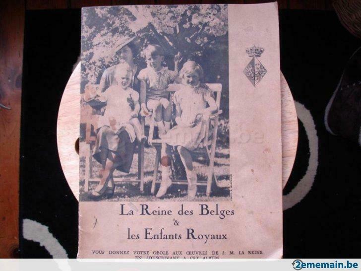 La reine des belges et les enfants royaux, 1935   Editions R, Antiek en Kunst, Antiek | Boeken en Manuscripten