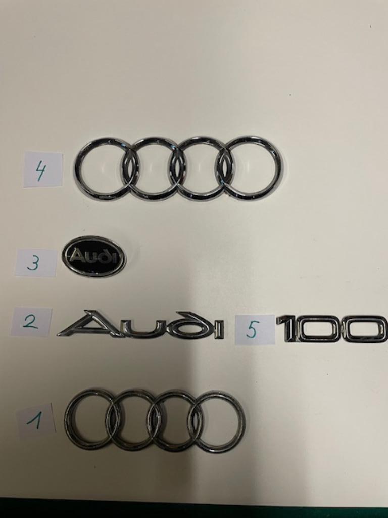 Audi emblemen, Auto-onderdelen, Ophalen of Verzenden, Gebruikt, Achter, Audi