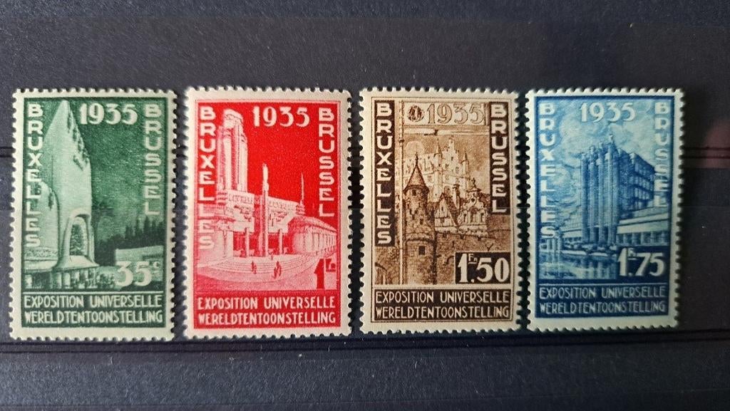 België OBP 386-389 ** 1934, Ophalen of Verzenden, Postfris, Postfris