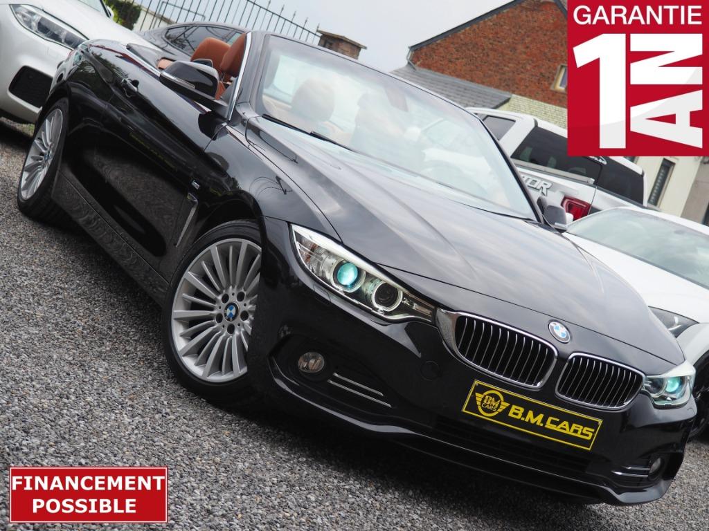 BMW 420 dA CABRIO  LUXE  GPS-LEER-XENON-CLIM-CAMERA, Automaat, Achterwielaandrijving, 1995 cc, Euro 6