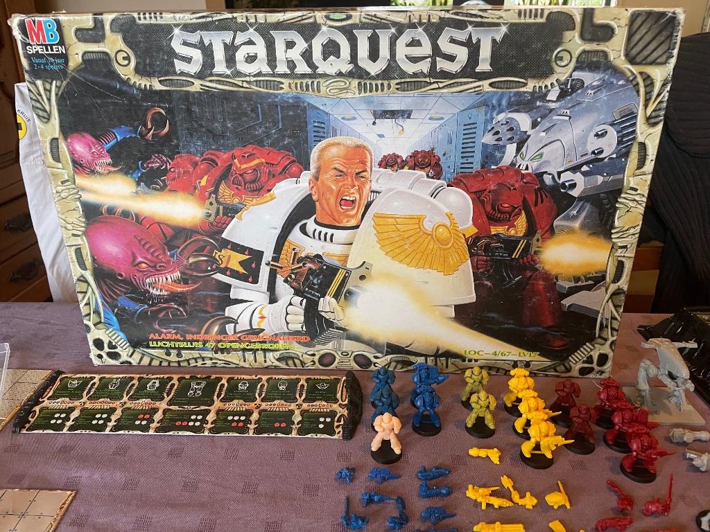 Bordspel Starquest (MB,1990), Ophalen, Zo goed als nieuw, MB Spellen